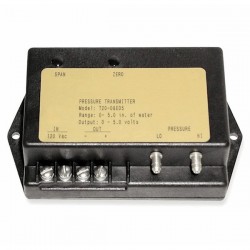 Modus Instruments - T10-08E-5 - Modus T10 Transmitter 0/5.0inH2O 3 Wire DC Voltage In 0/5 DC Voltage Out