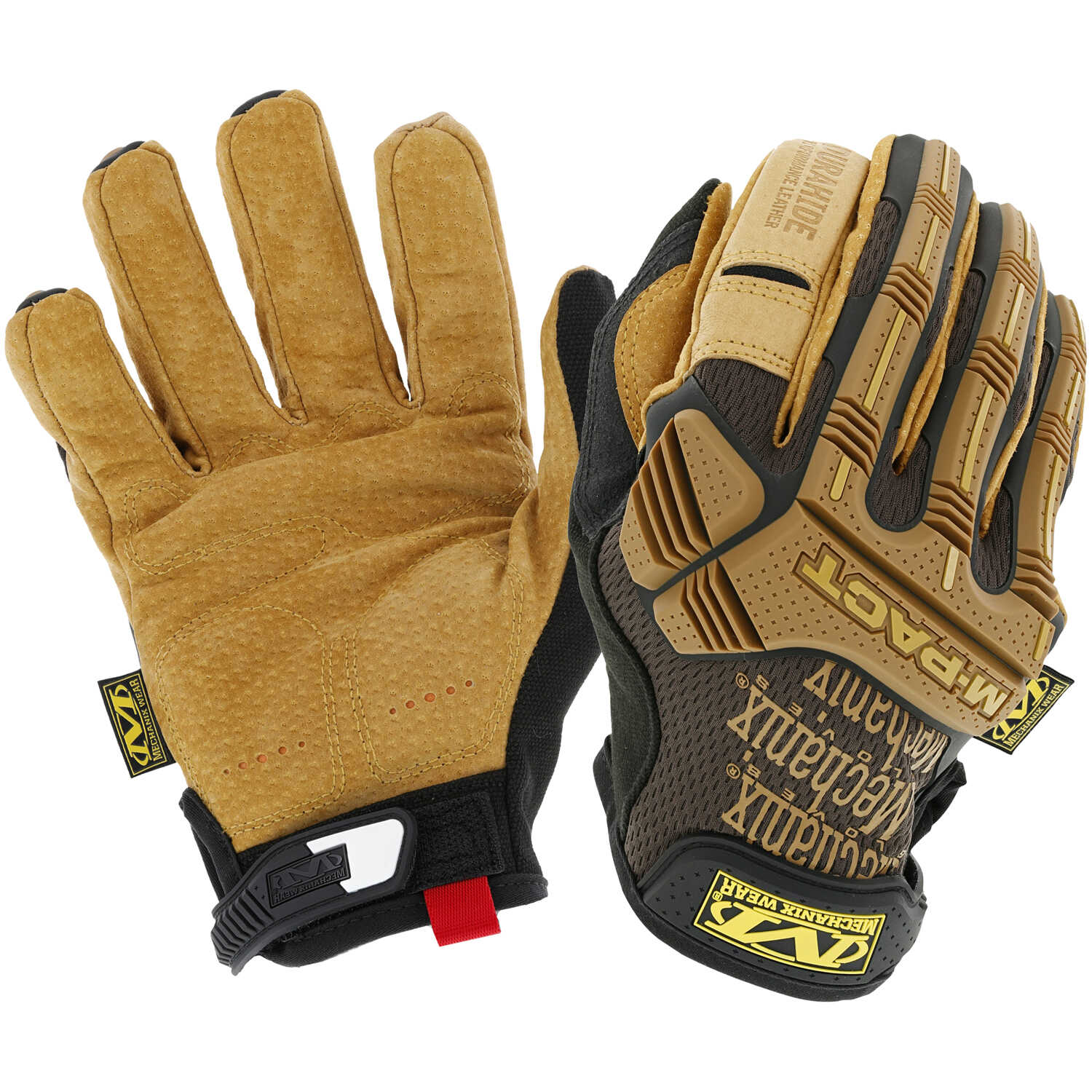 Mechanix Wear Leather Impact Glove, XL, PR LMP-75-011