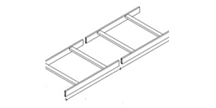 Chatsworth - 11275-709 - U.L. Classified Cable Runway, 9 in.W x 1.5 in.H x 9.71 ft. L, Black, Cable Capacity - 710